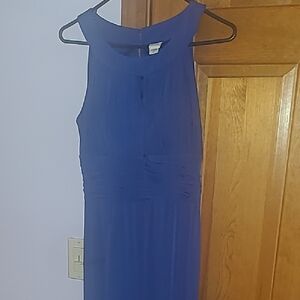 Signature by Sangria Sleeveless Royal Blue Maxi Dress